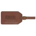 Concord Leather Luggage Tag - English Tan Beige